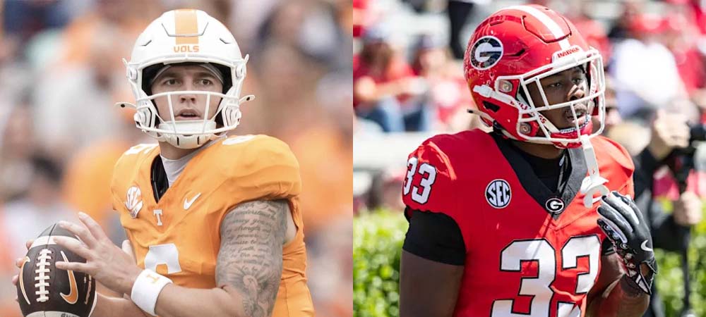 Best Bets For #6 Georgia Vs. #15 Tennessee Week 3