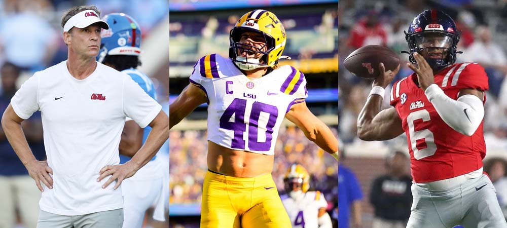 Best Bet + Player Prop Pick For LSU Vs. Ole Miss