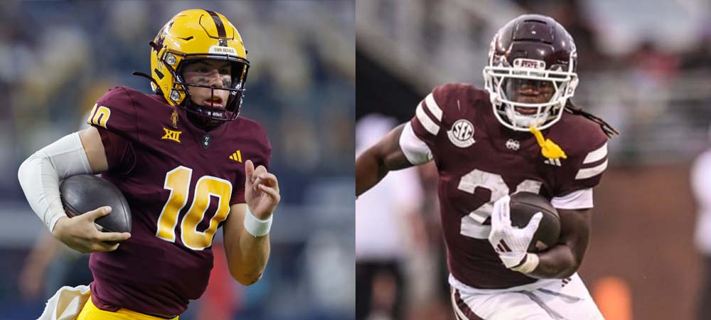 Best Prop Bets: Arizona State Vs. Mississippi State Week 2