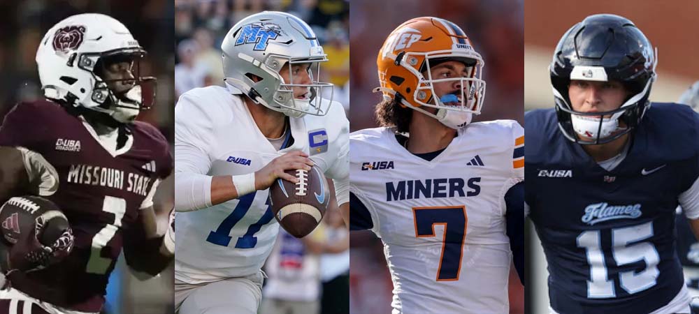 Best Bets For Missouri State Vs. Middle Tennessee; Liberty Vs. UTEP Wednesday - Shomari Lawrence, Nicholas Vattiato, Malachi Nelson, Ethan Vasko