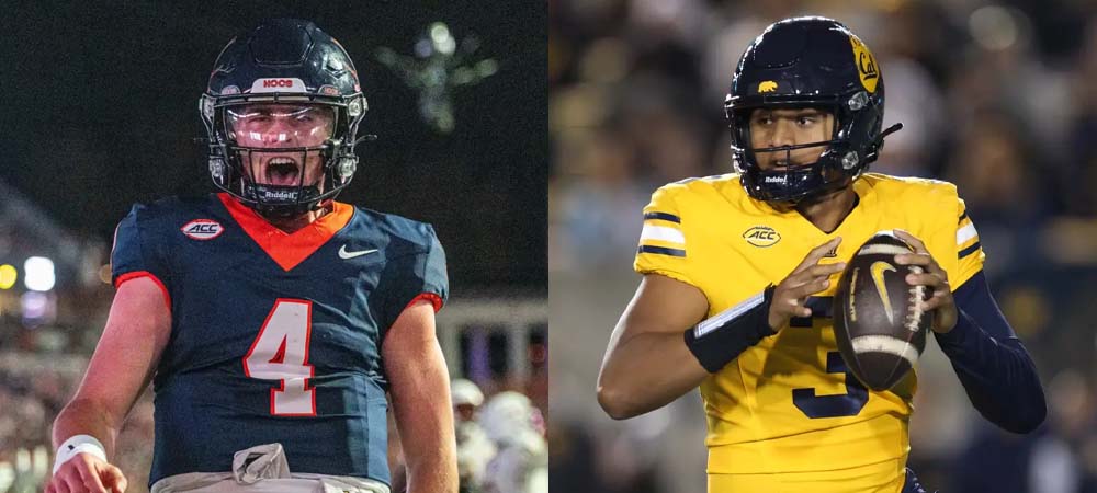 Best Bets For Virginia Vs. Cal Week 10 College Football 1 Best Bets For Virginia Vs. Cal Week 10 College Football - Chandler Morris, Jaron-Keawe Sagapolutele