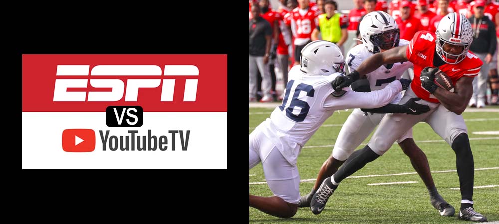 YouTube TV, ESPN Blackout Directly Impacts College Football Betting