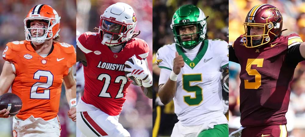 Best Bets For College Football Friday: Clemson Vs. Louisville, Minnesota Vs. Oregon - Cade Klubnik, Keyjuan Brown, Dante Moore, Drake Lindsey