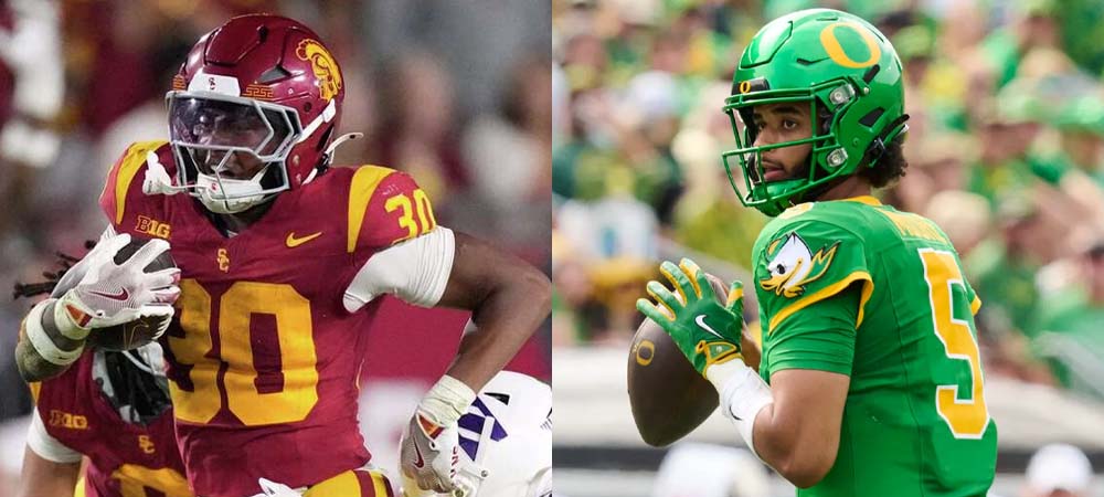 Oregon vs USC Best Bets: Moore TDs, Miller Rushing Yards