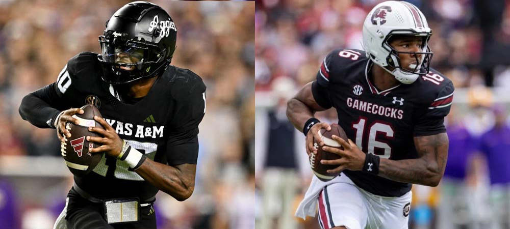Two QB Props To Bet On For TAMU vs South Carolina